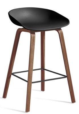  About a Stool AAS32 / AAS 32 ECO Walnut Bar Stool Low Hay 